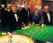 Cruise ship casino dealer